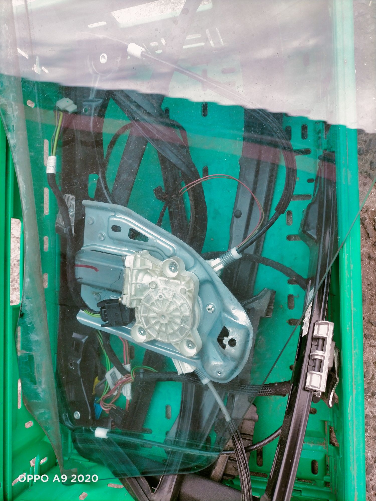 Porta e motor elevador com vidro lado esquerdo frente Mercedes W203...