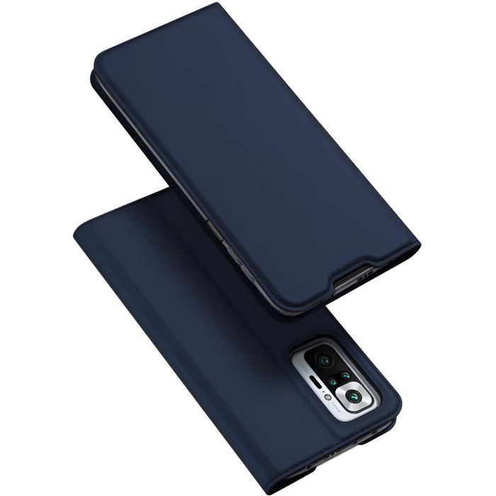 Etui Xiaomi Redmi Note 11 4G Skóra Portfel Klapka Granatowe