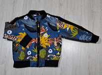 Kurtka bomberka reserved 80 kolorowa safari zwierzeta bomber puffer