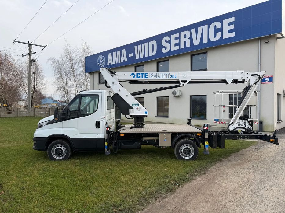 Iveco DAILYC35 Z PODNOŚNIKIEM KOSZOWYM B-LIFT 20 JHV EVO  Sprzedaż podnośników koszowych firmy CTE