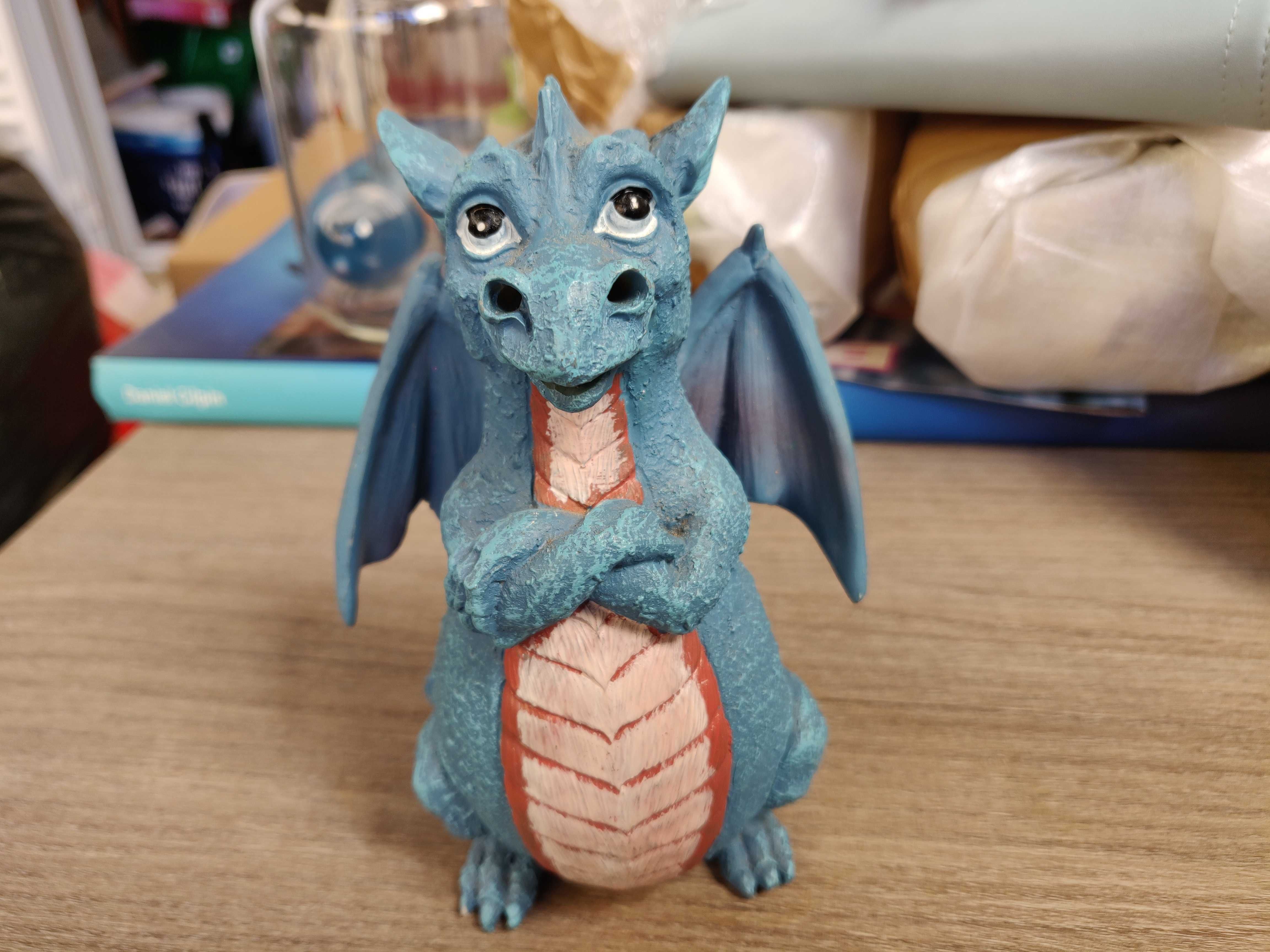 Castiçal Dragão Azul