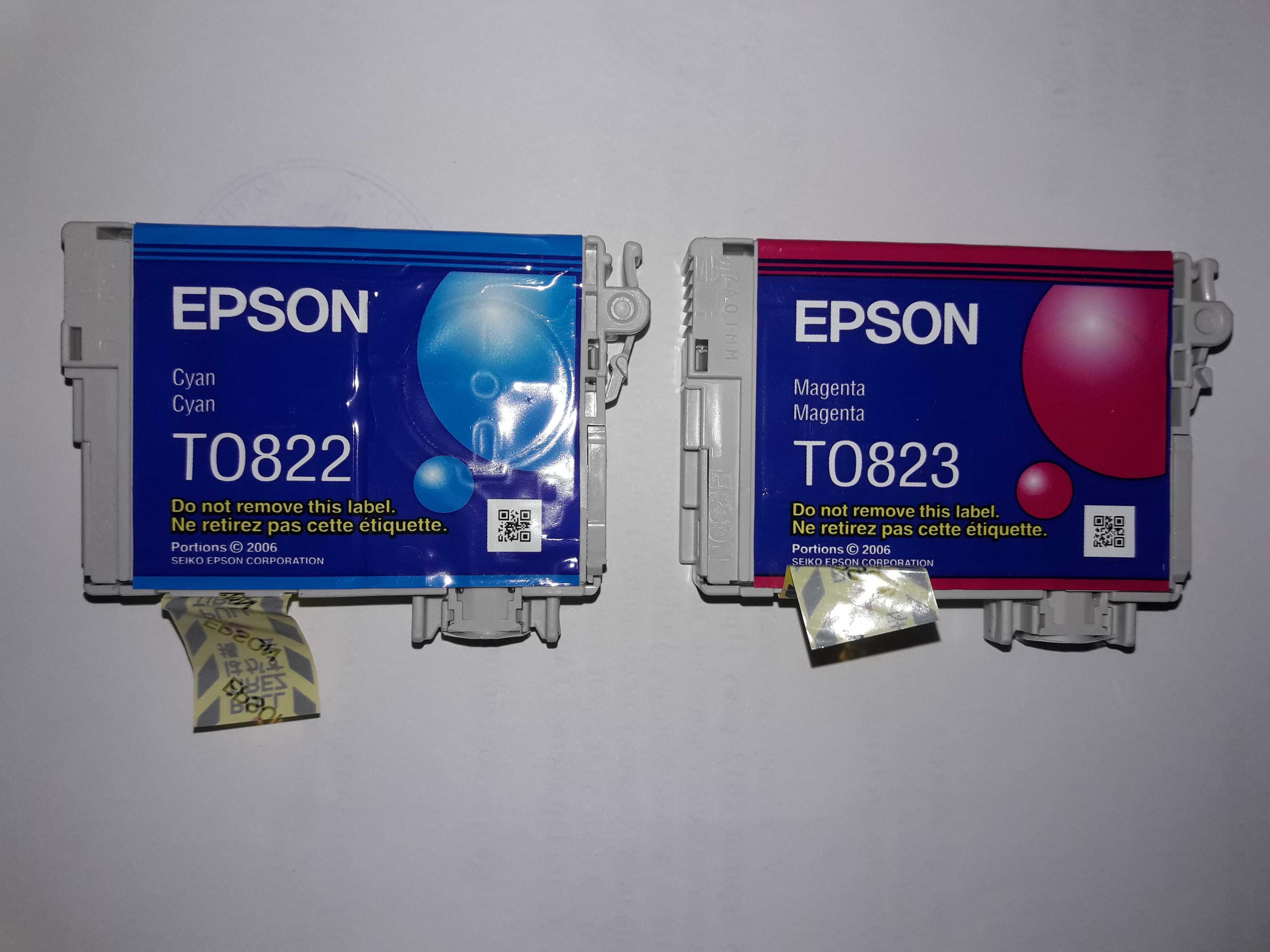 Картридж Epson T0822, T0823 оригінал