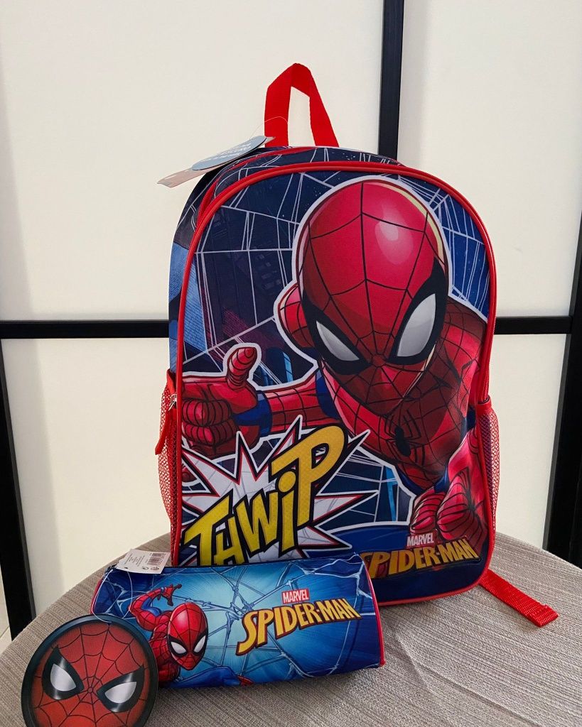 Mochila+estojo do Spider Man