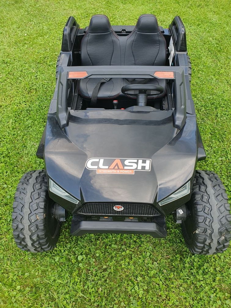Auto na akumulator Mega Duże Buggy Clash - osobowy 24 Volt 4x4 Pilot