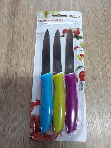 Noże kuchenne komplet 3 sztuki