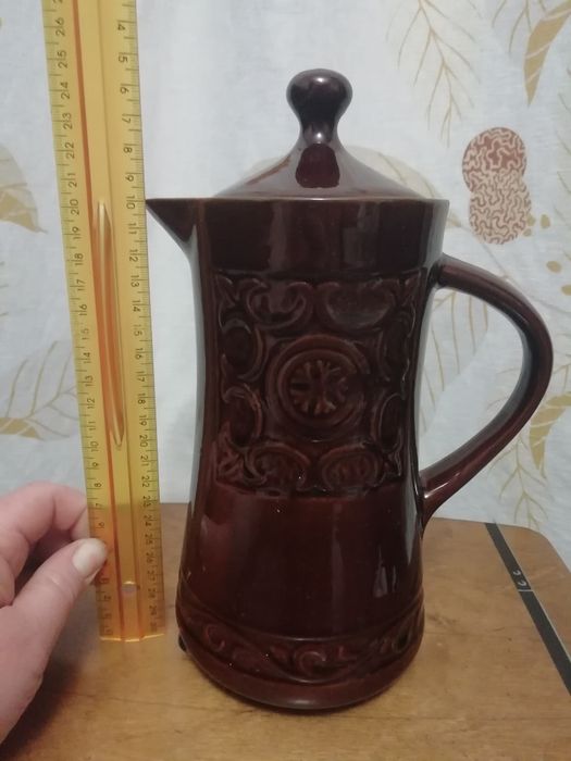 Ваза стекло, чашка, чайник сахарница Довбыш Городница ссср