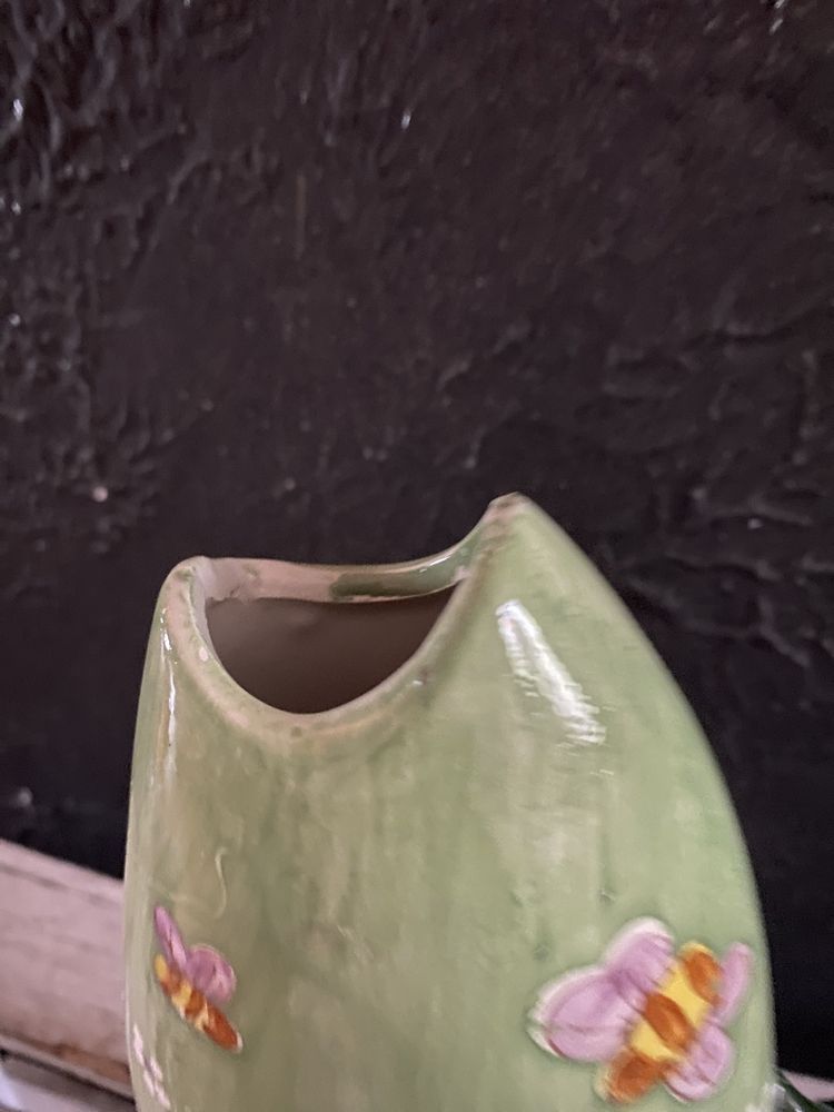 Wazon ceramiczny ceramika ryba vintage