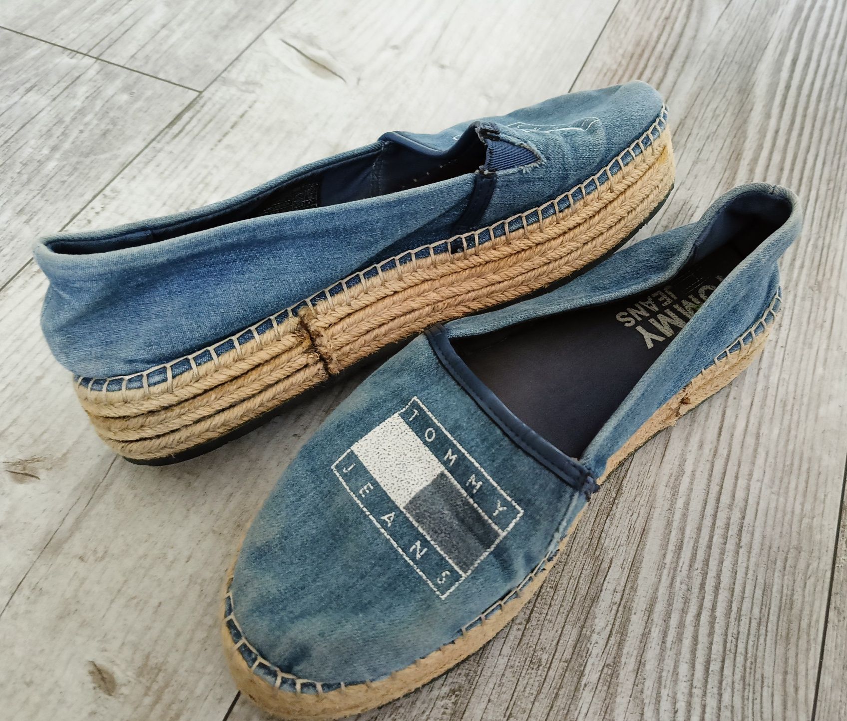 J.nowe espadryle Tommy Hilfiger Winnie r.40 vintage jeans