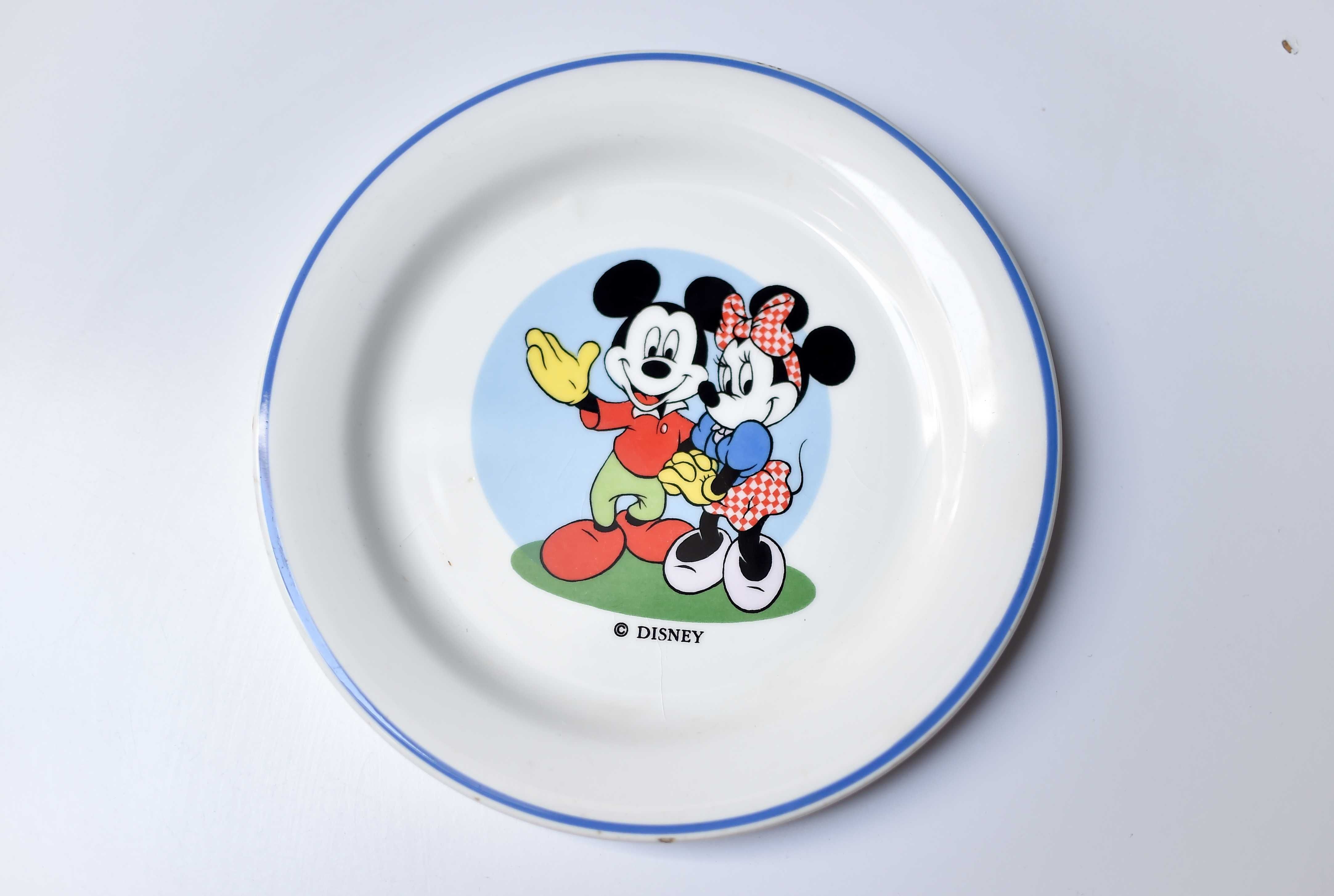 Talerz Porcelana - Quadrifoglio 1998 made in italy Disney