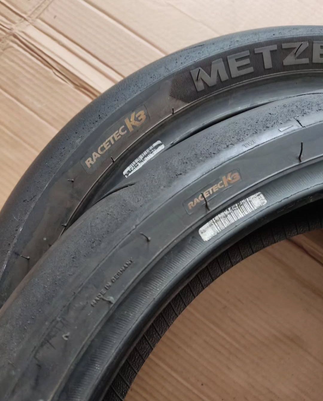120/70 + 180/55 zr17 racetec K3 dot 0222 metzeler