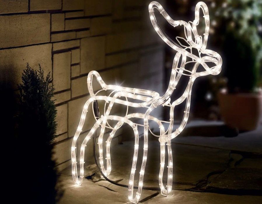 Новорічний олень, розмір 70х65