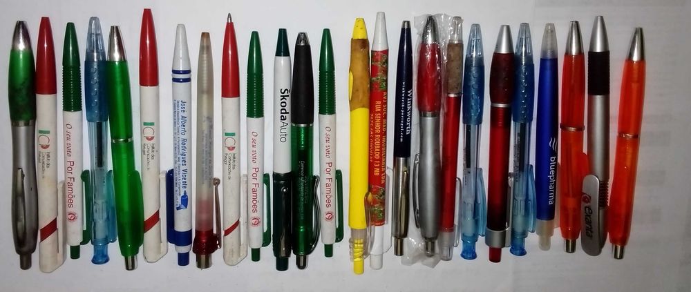 canetas para colecção