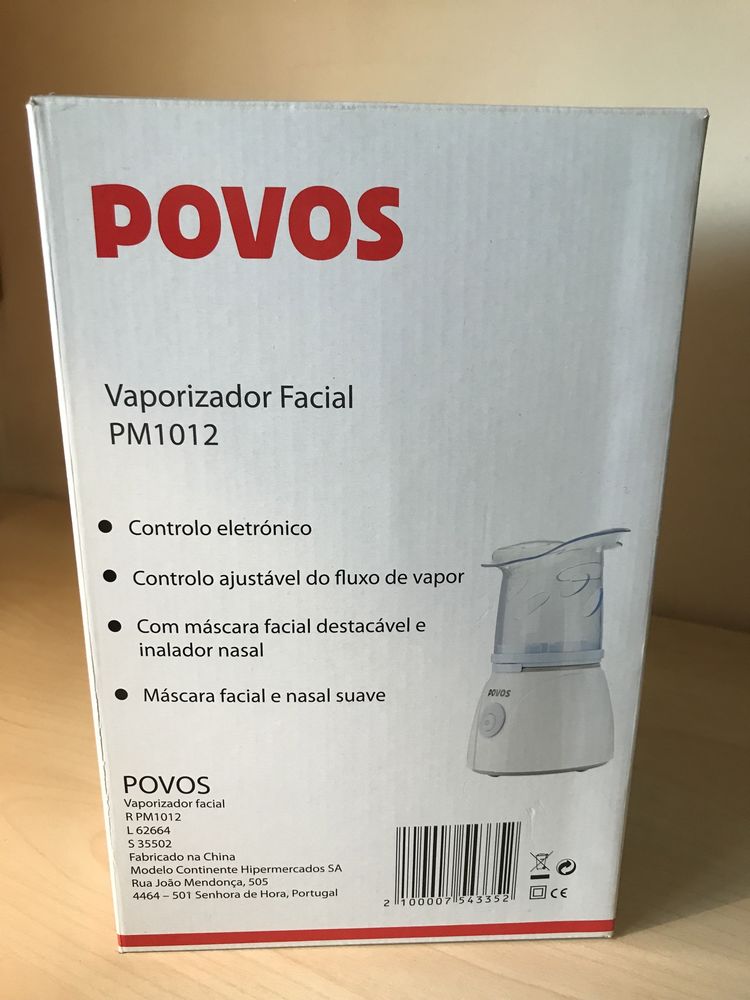 Vaporizador facial PM1012 POVOS - COMO NOVO
