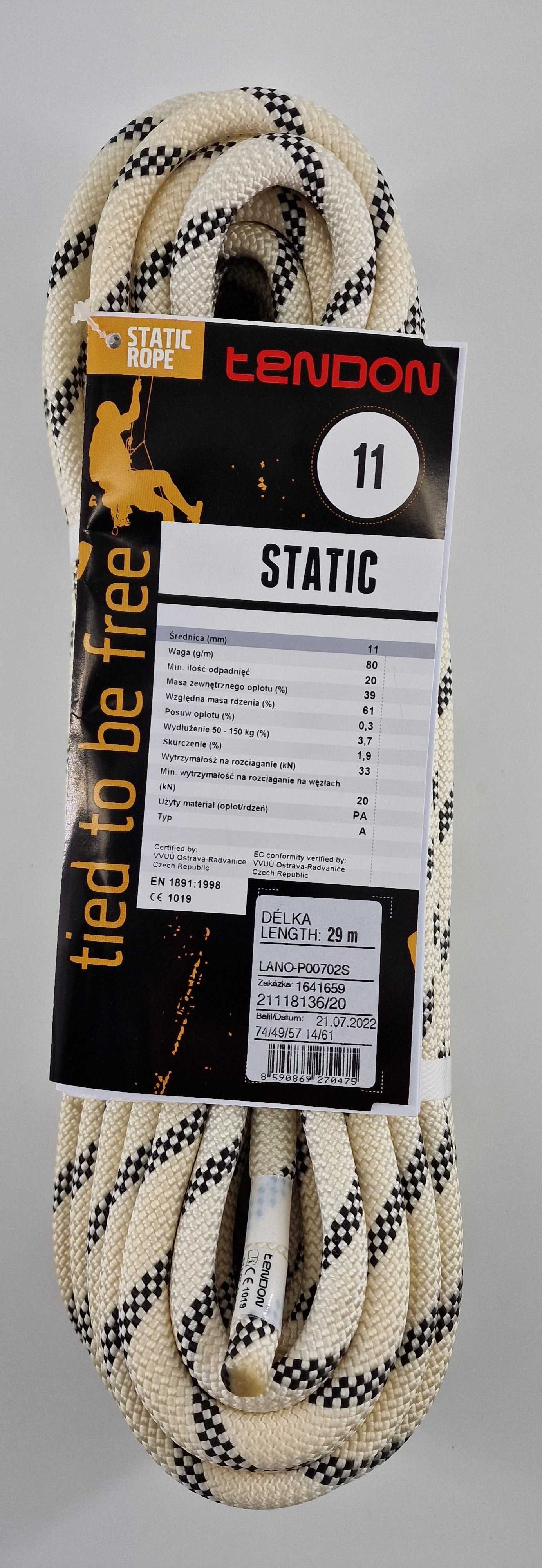 Lina statyczna tendon static 11 29m
