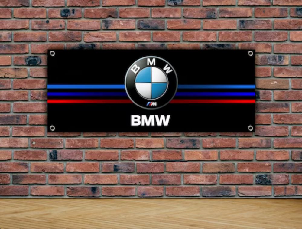 Baner plandeka BMW 200x100cm motorsport MPower performance
