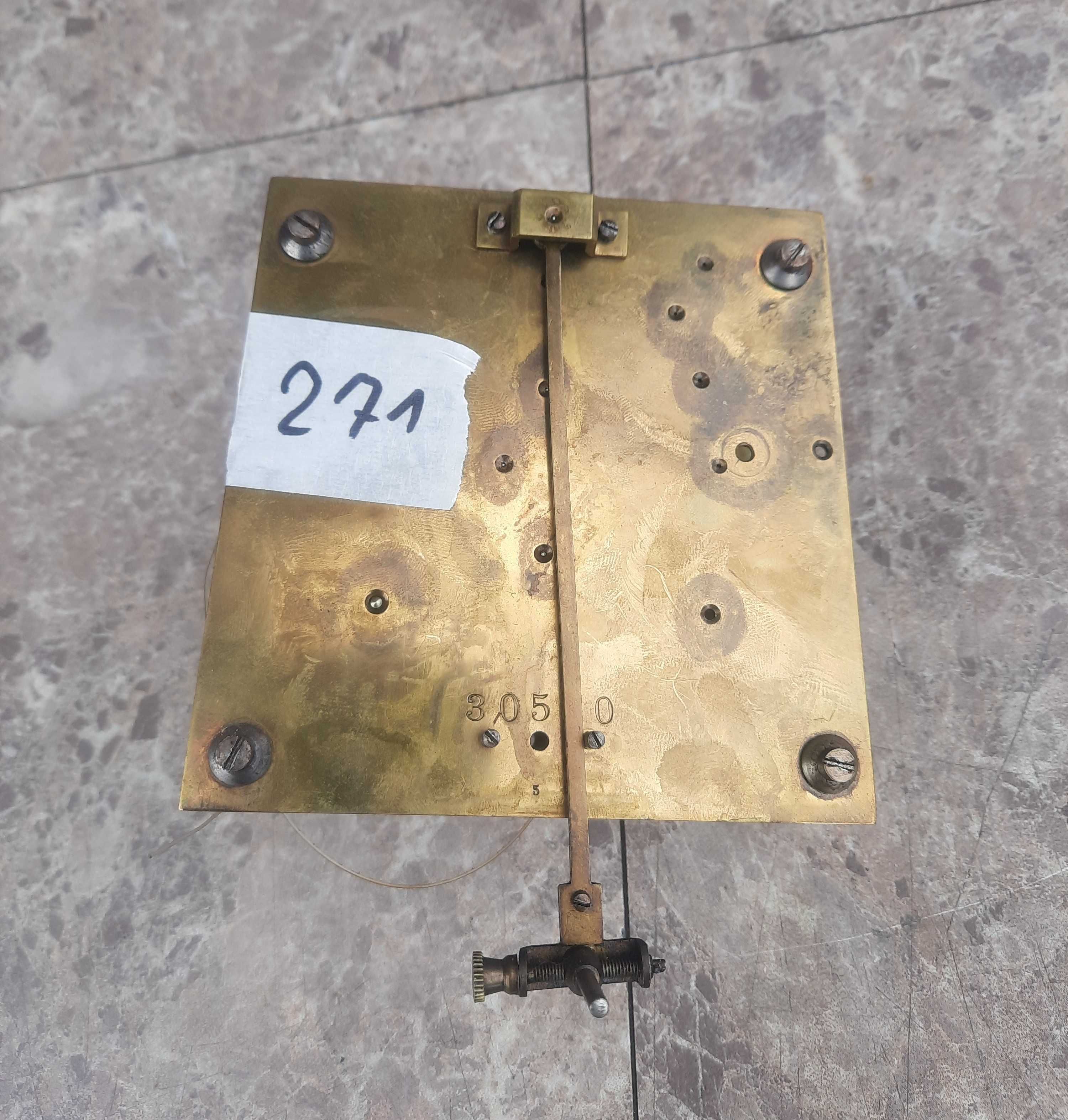 271 Mechanizm zegara żyłkowego linkowego niekompletny