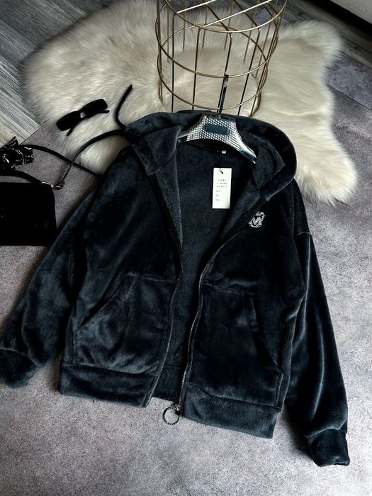 Тепле худі бомбер з тканини Тедді махра в розмірі 46-48(M-L)