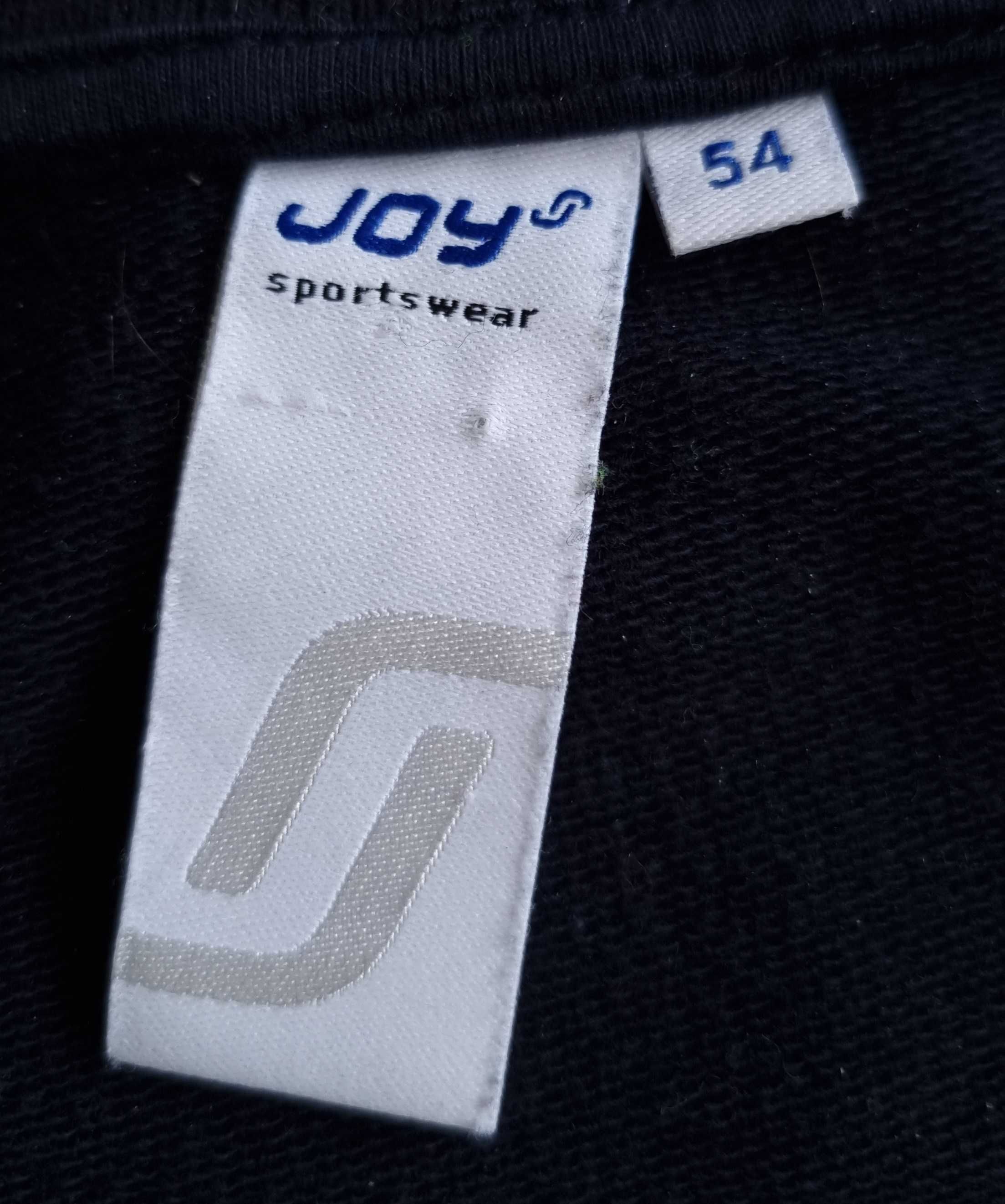 Granatowa BLUZA MĘSKA JOY Sportswear ROZPINANA NA ZAMEK kieszenie r 54