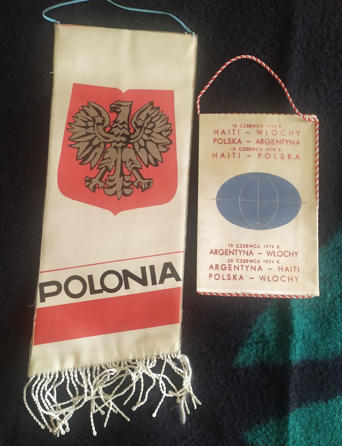 Proporczyki z lat 70- tych.