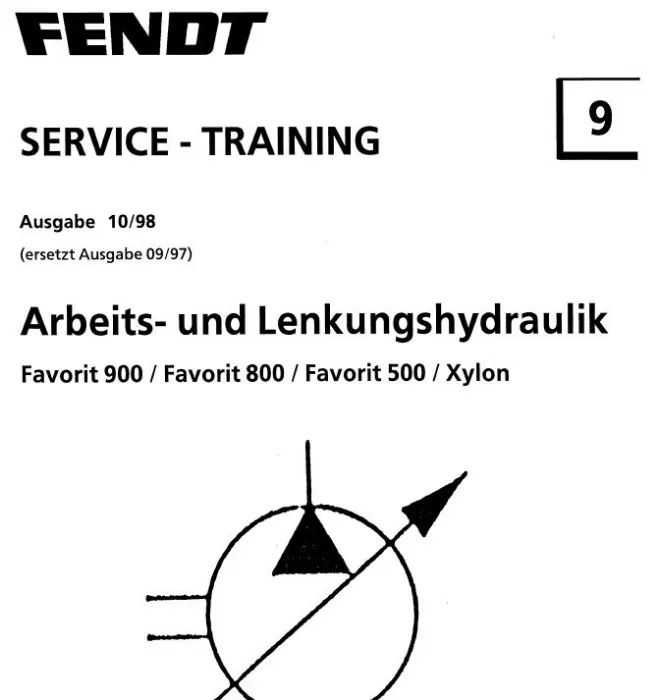Fendt 509 do 515 instrukcja napraw
