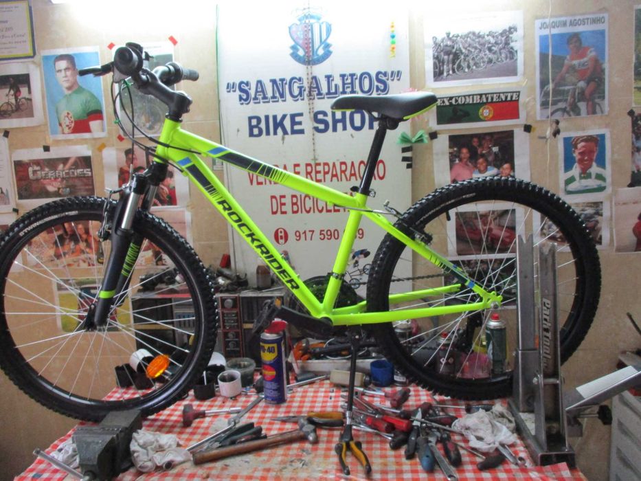 ROCKRIDER ST500 Verde Neon Roda 24