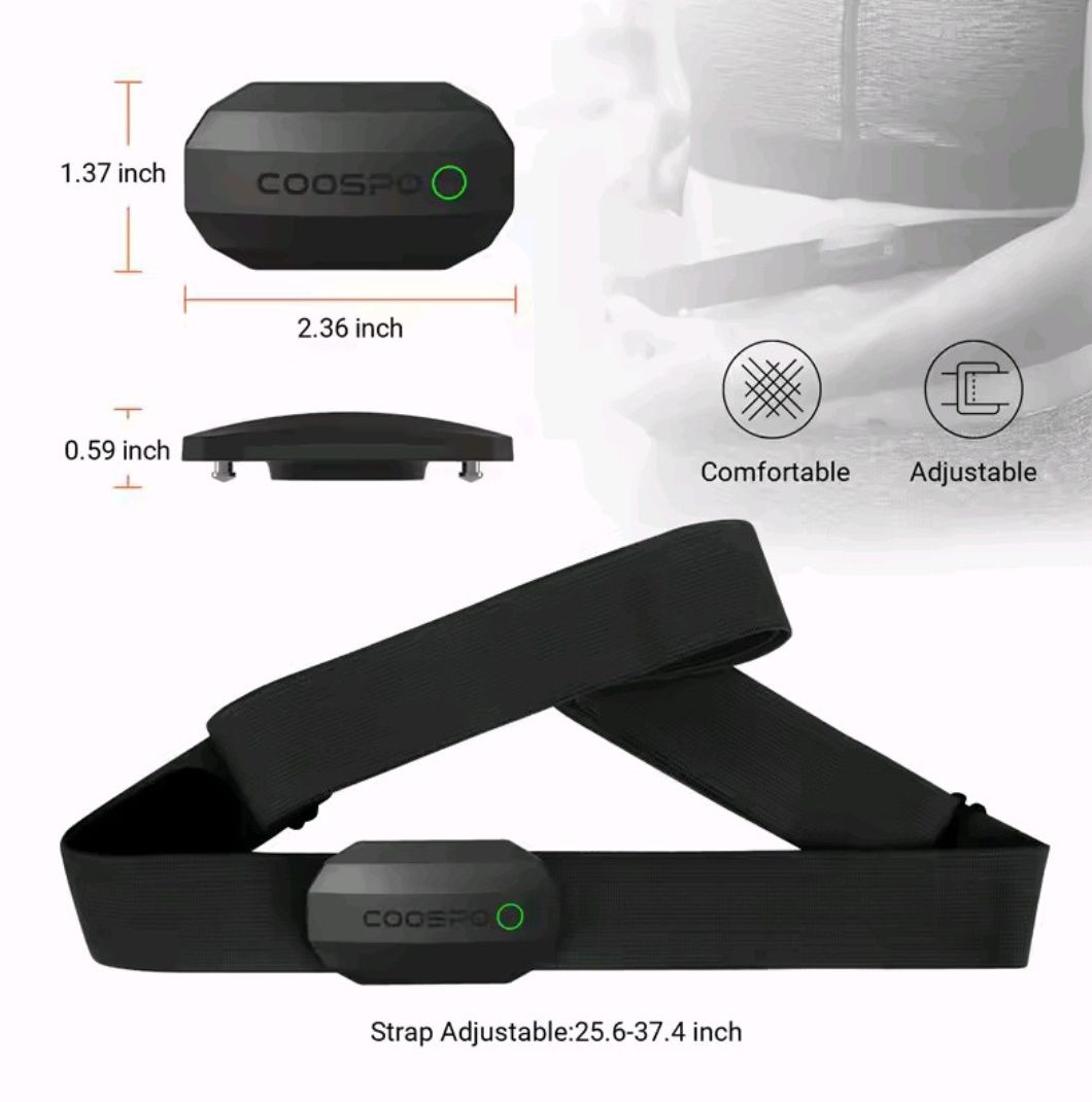 Coospo -Monitor frequência cardiaca toraxica
