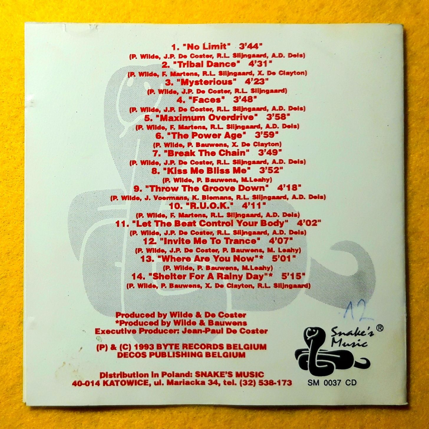2 Unlimited – No Limits (CD, 1993)