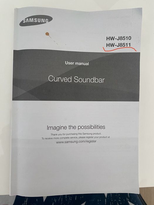 SAMSUNG QE55Q80BATXXC TV e barra de som Samsung HW-J8511