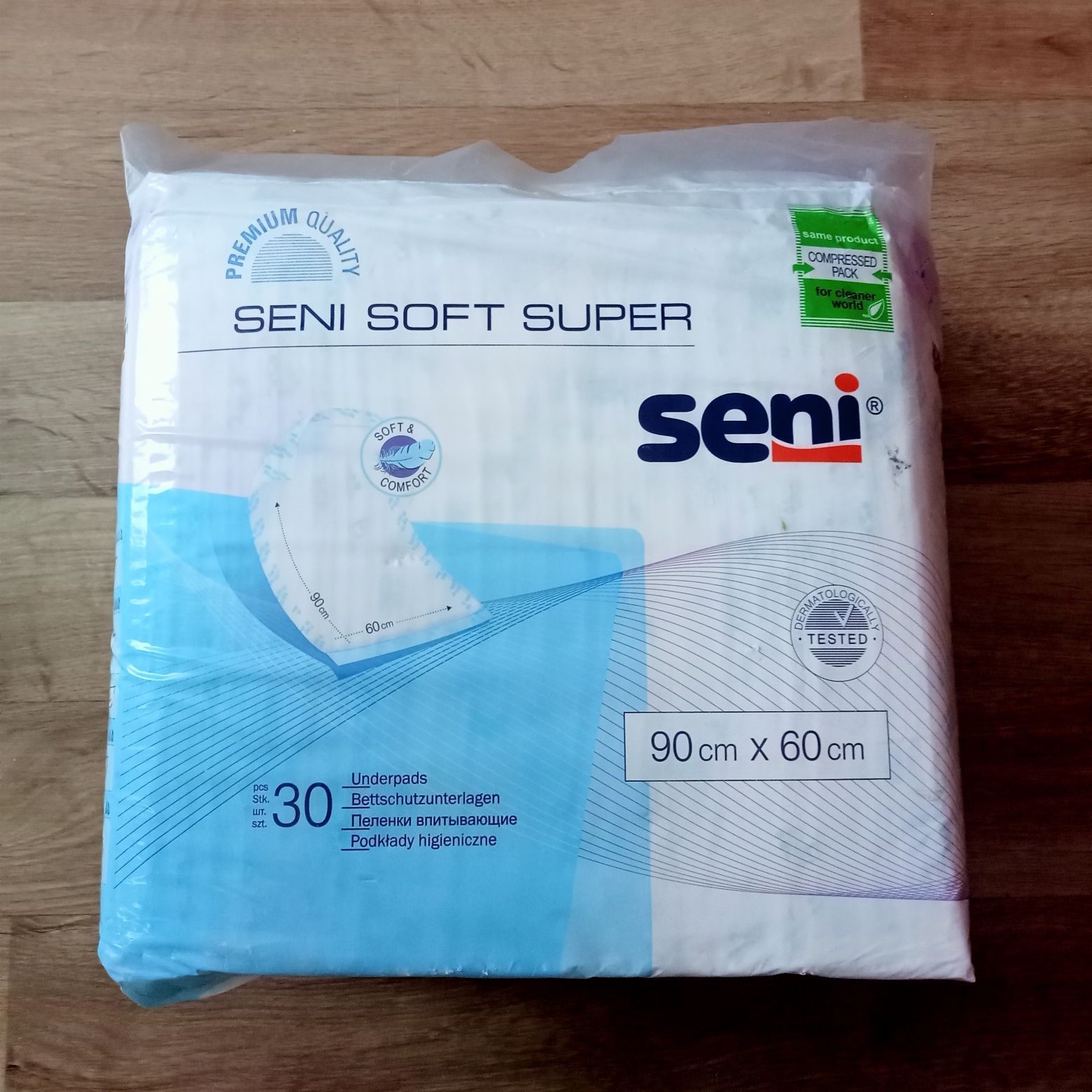 Podkłady Seni Soft Super 60x90 cm 30 sztuk
