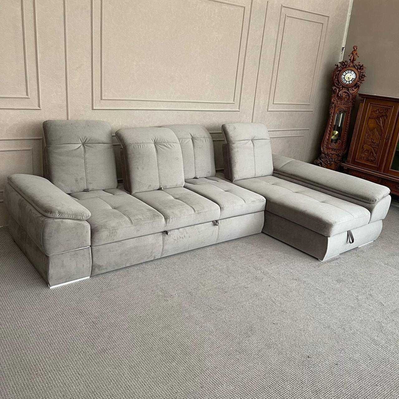 Новий розкладний диван в тканині