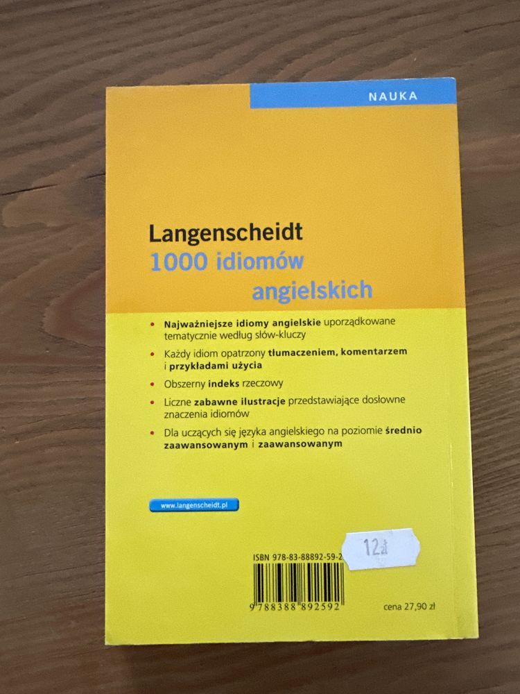 1000 idiomow angielskich Langenscheidt