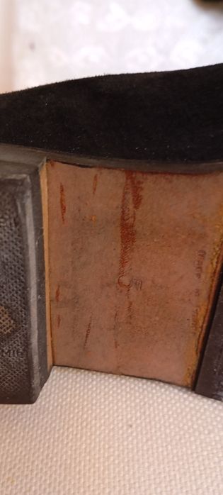 Bota de cano alto preto em camurça Jet Set made in paris