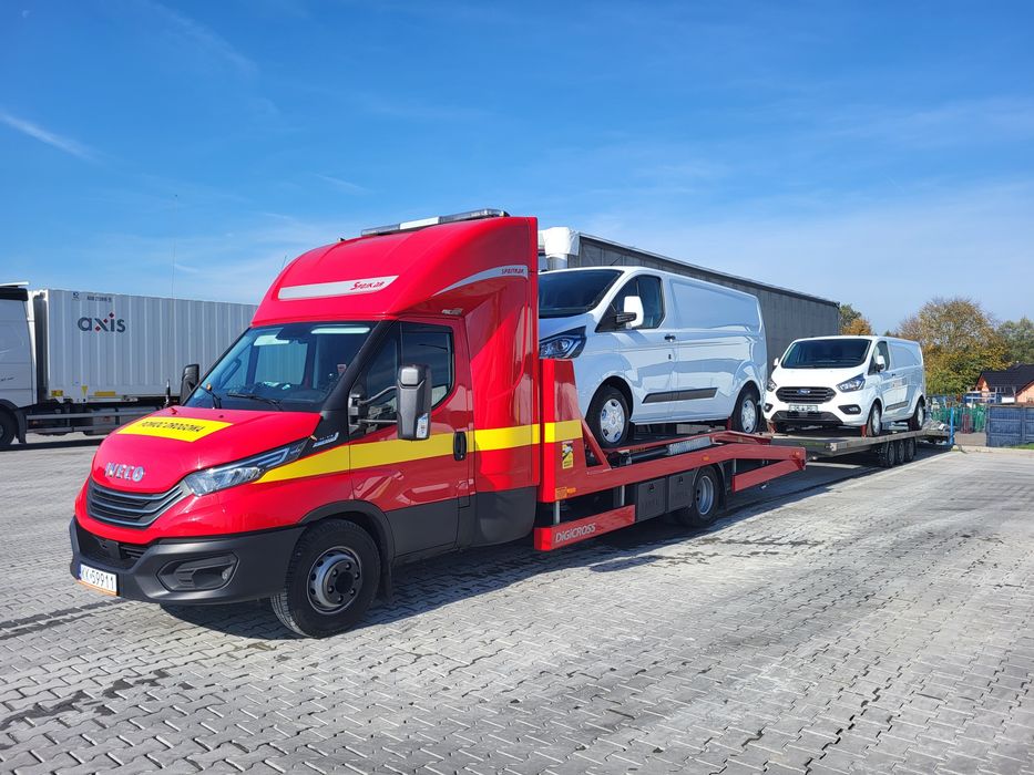 Laweta Transport samochodów Niemcy Litwa Belgia Holandia Włochy