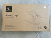 NOWY! Stokke Yoga Bouncer - leżaczek, bujaczek niemowlęcy | Light Sand