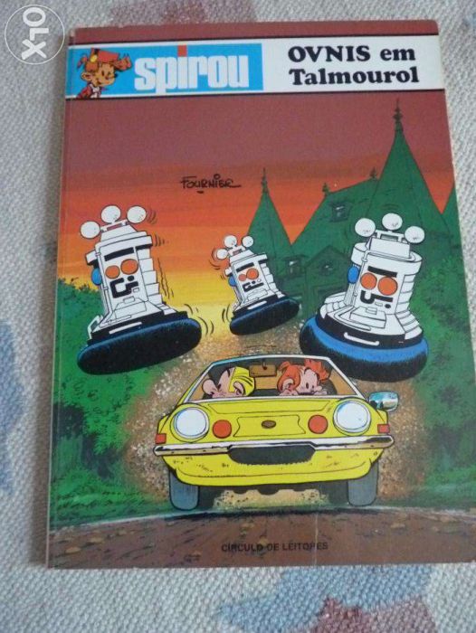 8 exemplares Spirou, Astérix, Penthouse e Bourgeon