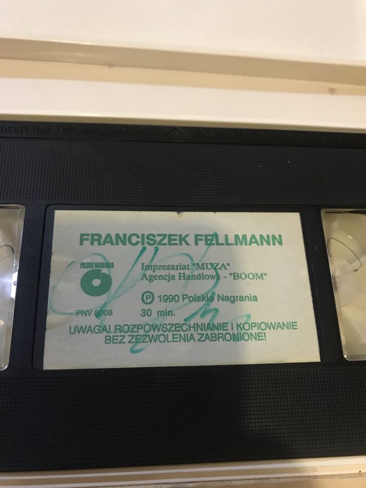 Franciszsk Fellmann VHS polskie nagrania