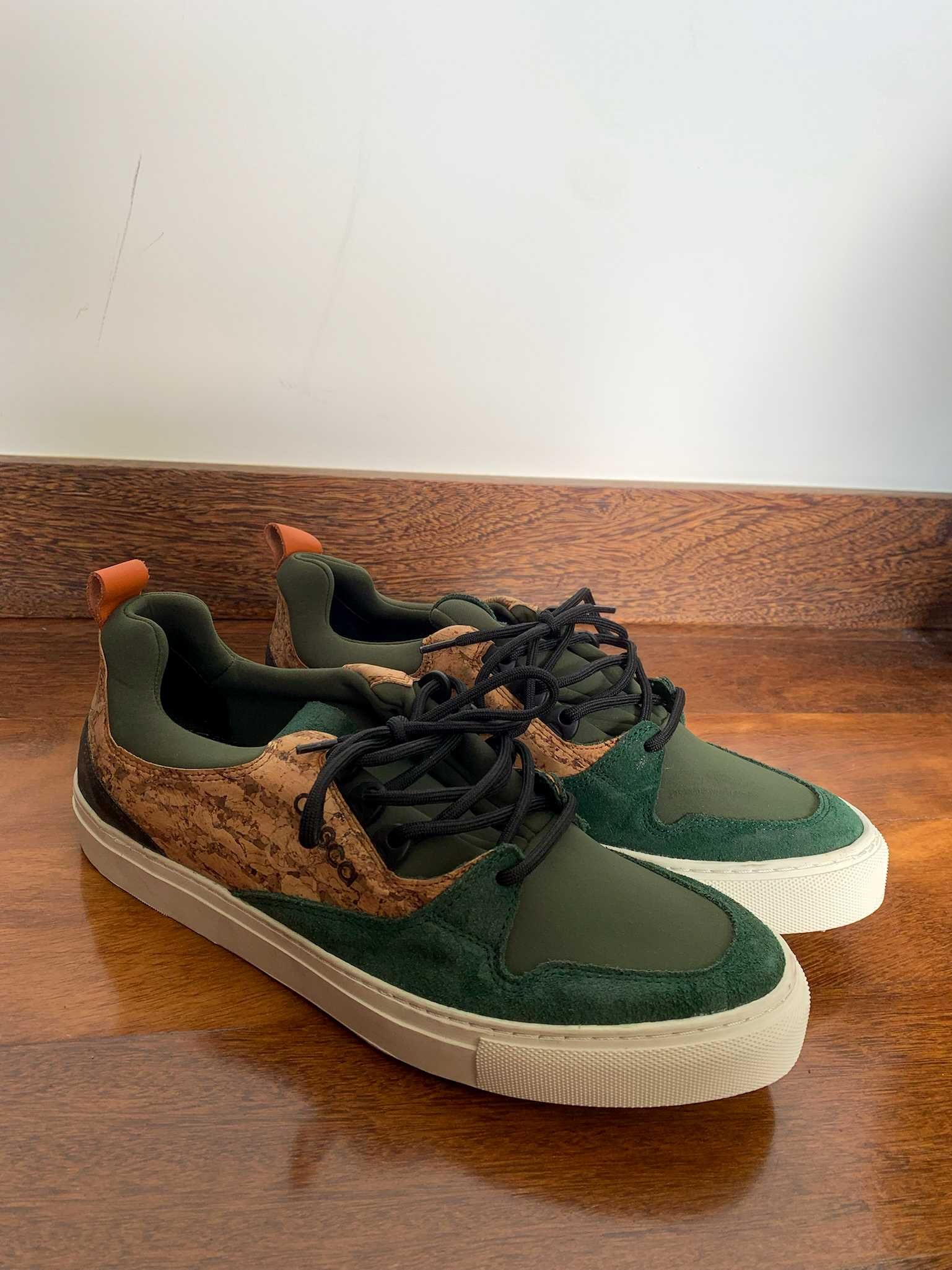 SWEAR - Casko Green & Cork Shoes - 44/45