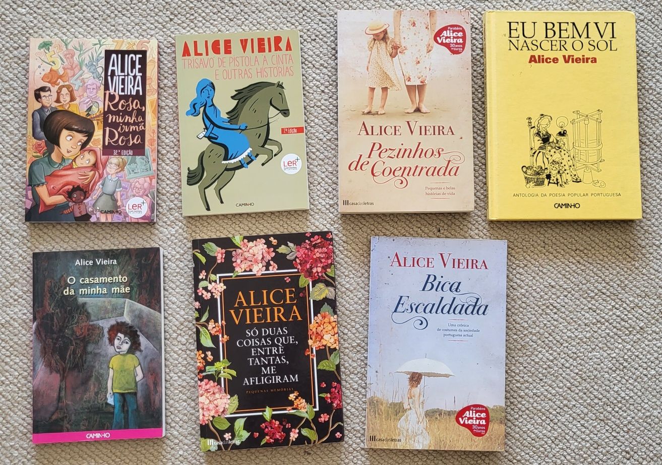 Vários livros Alice Vieira