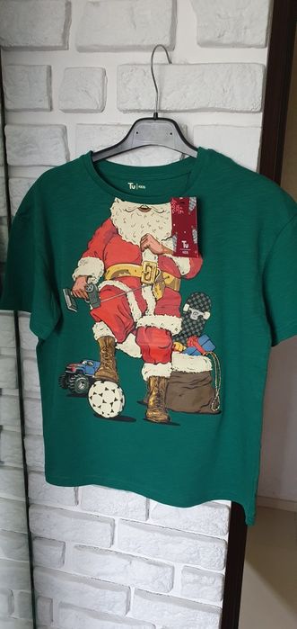 T-shirt świąteczny r. 140-146