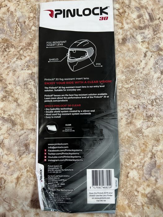 Продам Pinlock для шолома ixs