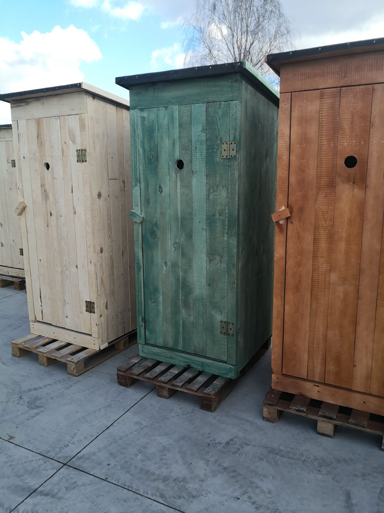 Toaleta Drewniana Zwykła WC Wychodek Ustęp Szybka Realizacja Promocja