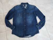Wrangler koszula jeansowa l/xl pachy:2x56cm