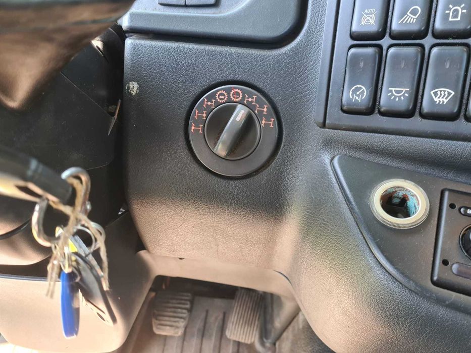 MAN TGM 18.290 4X4 piaskarka manual reduktor blokada mostów wywrotka