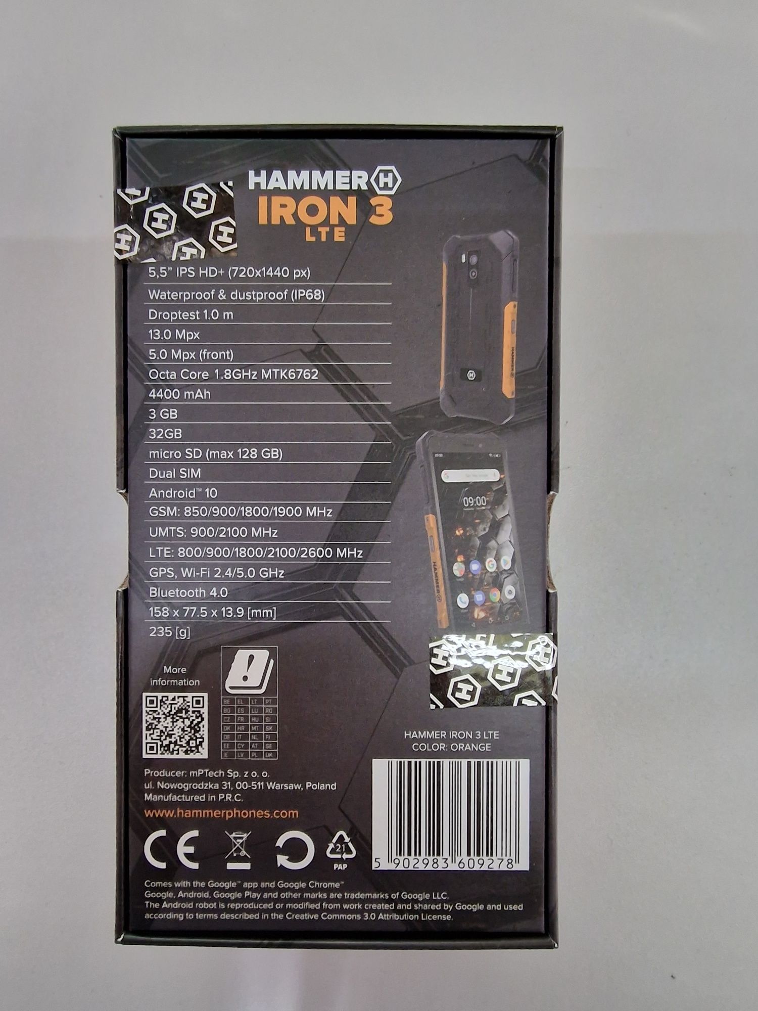 Hammer Iron 3 LTE 3/32GB ** Sklep ** Gwarancja ** Wysyłka