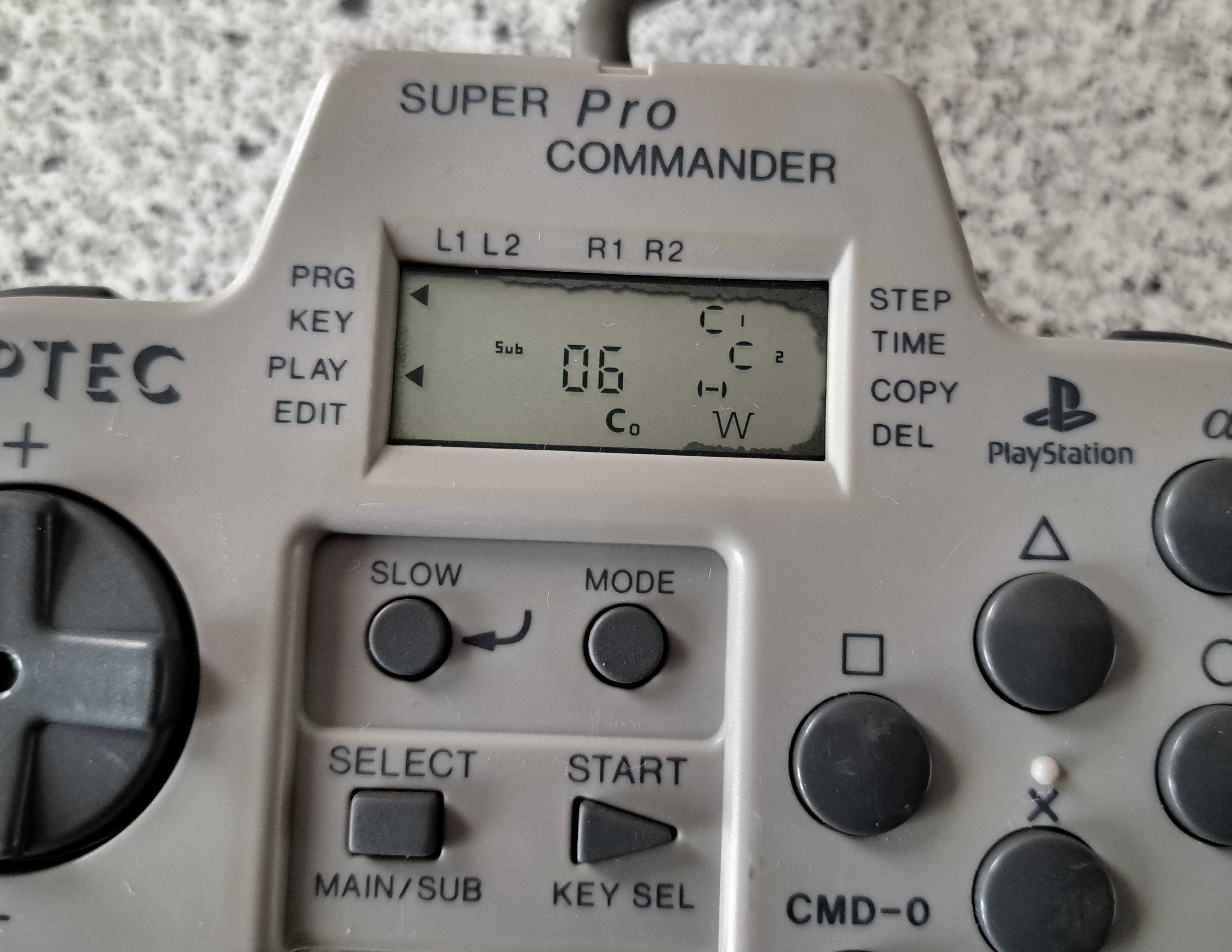 Pad Optec Super Pro Commander, PS1, licencjonowany