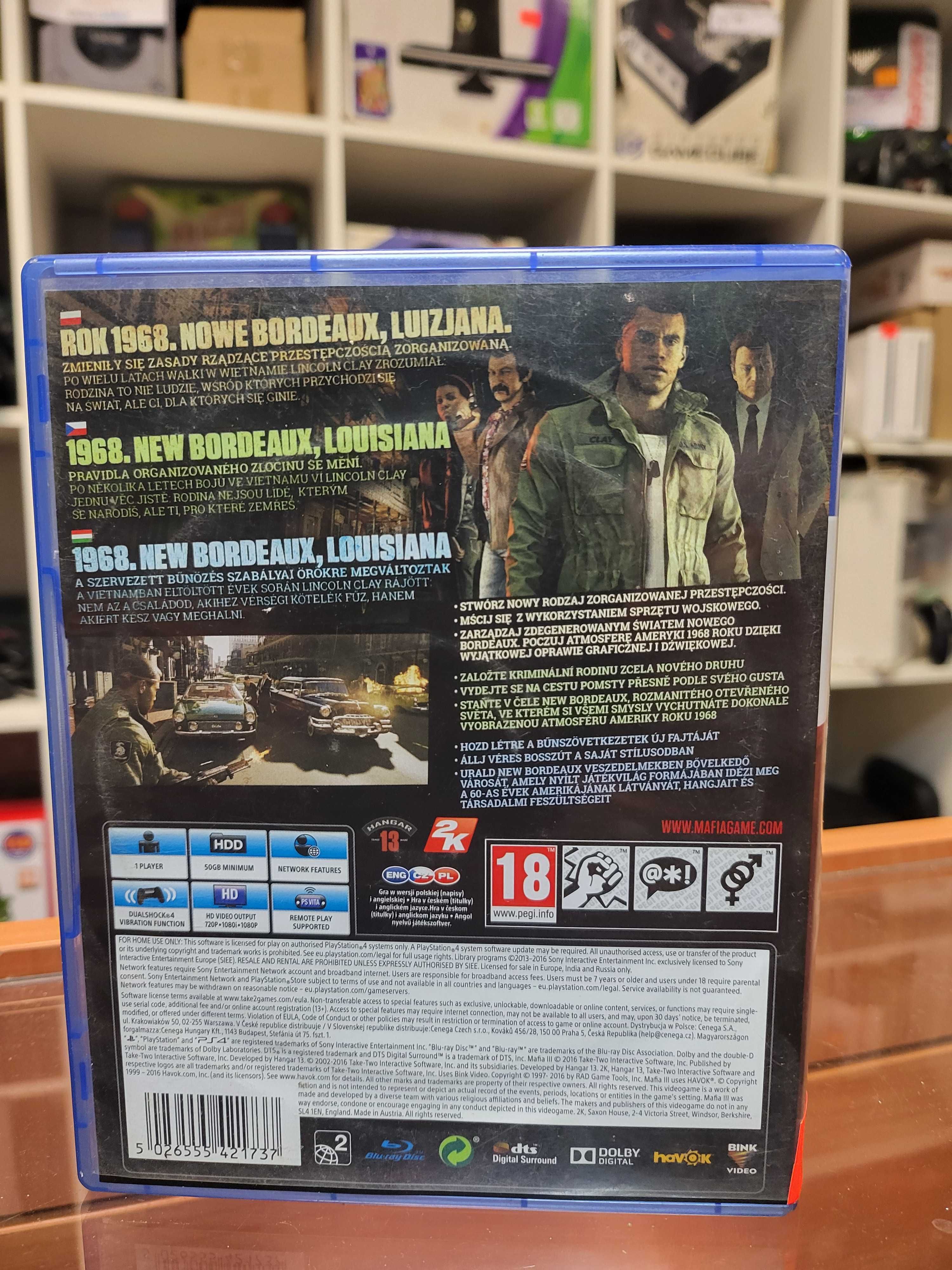 Mafia III Sony PlayStation 4 (PS4) PS5 Wymiana Skup SklepRetroWWA