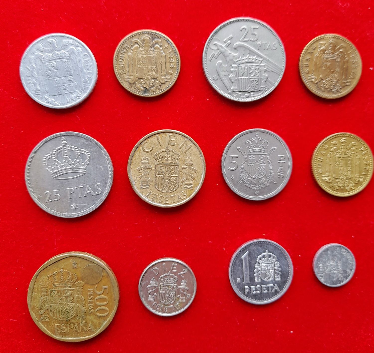 Lote moedas Espanha
