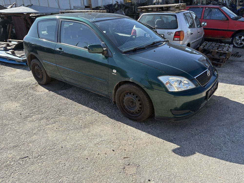 Toyota corolla e12 1.6 16 VVTi silnik, skrzynia, lampy, drzwi, zderzak