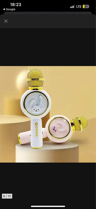 Mikrofon bezprzewodowy.Karaoke bluetooth mp3