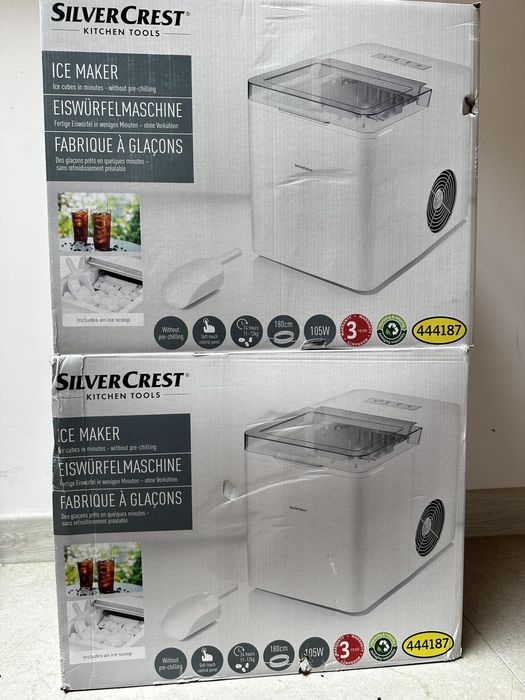 НОВИЙ оригін льодогенератор GERMANY SILVER CREST SEMK 105/апарат льоду